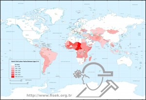 World Child Labour Ratios Between Ages 5-14